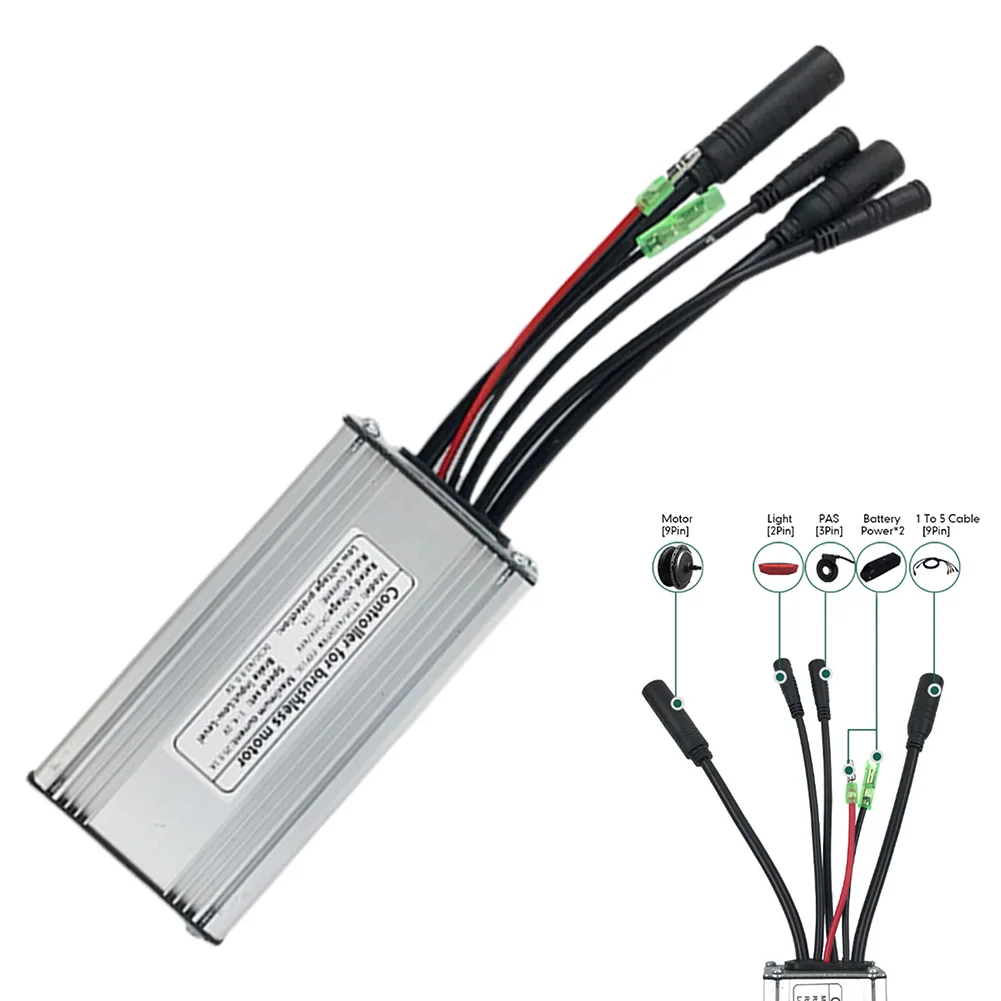 Brand New 1pcs Controller Bicycle Components 13*7*4cm 360g 750W Aluminum+Plastic E-bike Electric Bike Sine Wave
Brand New 1pcs Controller Bicycle Components 13*7*4cm 360g 750W Aluminum+Plastic E-bike Electric Bike Sine Wave