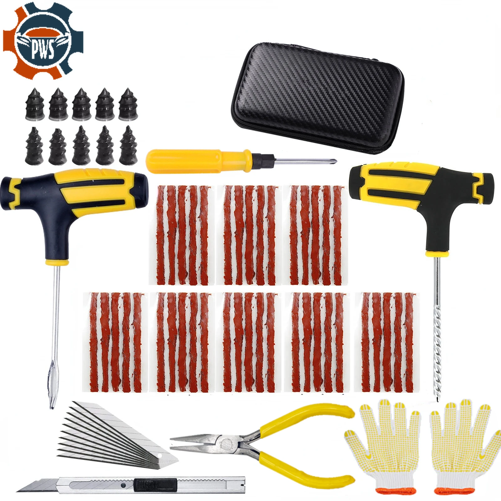 New Car Tire Repair Kit Puncture Plug Tools Tyre Puncture Emergency for Tire Strips Stirring Glue Repair Tool Kit Car Accessorie 
New Car Tire Repair Kit Puncture Plug Tools Tyre Puncture Emergency for Tire Strips Stirring Glue Repair Tool Kit Car Accessorie