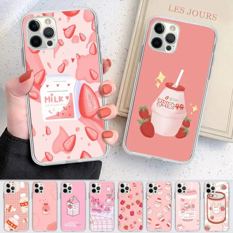 Cute Fruit Strawberry Drink Milk Phone Case for iPhone 11 12 13 Mini Pro Max 8 7 6 6S Plus X 5 SE 2020 XR XS Case shell
Cute Fruit Strawberry Drink Milk Phone Case for iPhone 11 12 13 Mini Pro Max 8 7 6 6S Plus X 5 SE 2020 XR XS Case shell