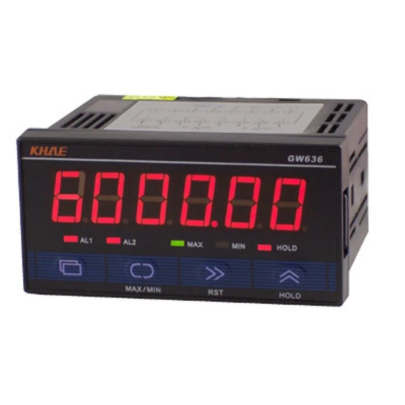 GW636 pulse meter counter tachometer RS485 communication MODBUS protocol power supply 24V AC/DC
GW636 pulse meter counter tachometer RS485 communication MODBUS protocol power supply 24V AC/DC