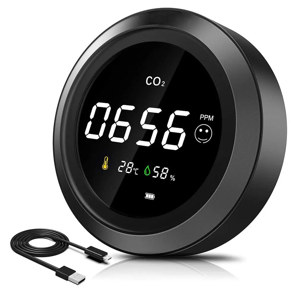 NEW Carbon Dioxide Detector Multifunction Portable Temperature Humidity App Alarm CO2 Air Quality Monitor 
NEW Carbon Dioxide Detector Multifunction Portable Temperature Humidity App Alarm CO2 Air Quality Monitor