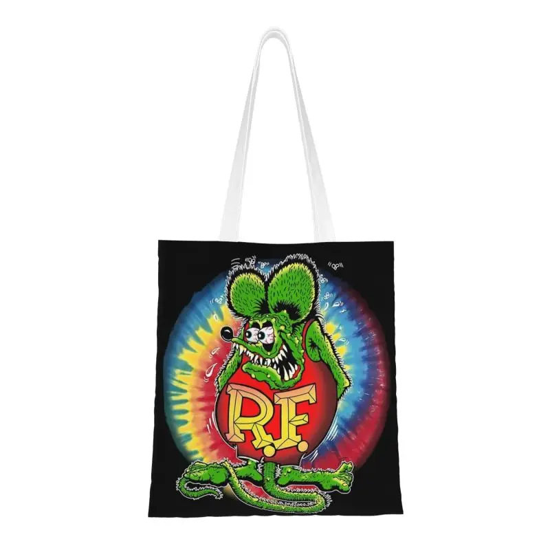Custom Rat Fink Stripe Canvas Shopping Bag Women Recycling Grocery Comic Cartoon Tote Shopper Bags
Custom Rat Fink Stripe Canvas Shopping Bag Women Recycling Grocery Comic Cartoon Tote Shopper Bags
