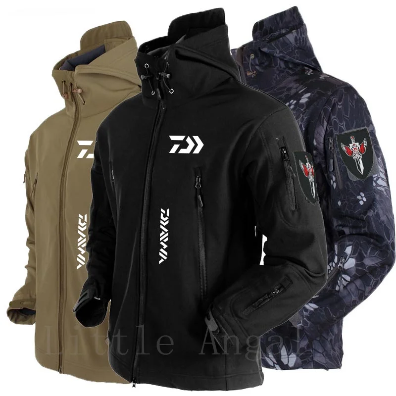 DAIWA Winter Men Tactical Fishing Jacket Suits Outdoor Windproof Waterproof Thermal Hiking Soft Shell Jackets Warm Sport Pants
DAIWA Winter Men Tactical Fishing Jacket Suits Outdoor Windproof Waterproof Thermal Hiking Soft Shell Jackets Warm Sport Pants