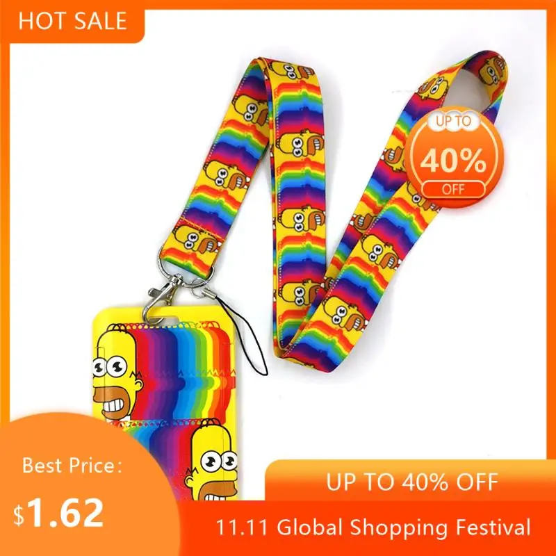 Funny Cartoon Charaters Rainbow Color Fashion Lanyard ID Badge Holder Bus Pass Case Cover Slip Bank Credit Card Holder Strap
Funny Cartoon Charaters Rainbow Color Fashion Lanyard ID Badge Holder Bus Pass Case Cover Slip Bank Credit Card Holder Strap