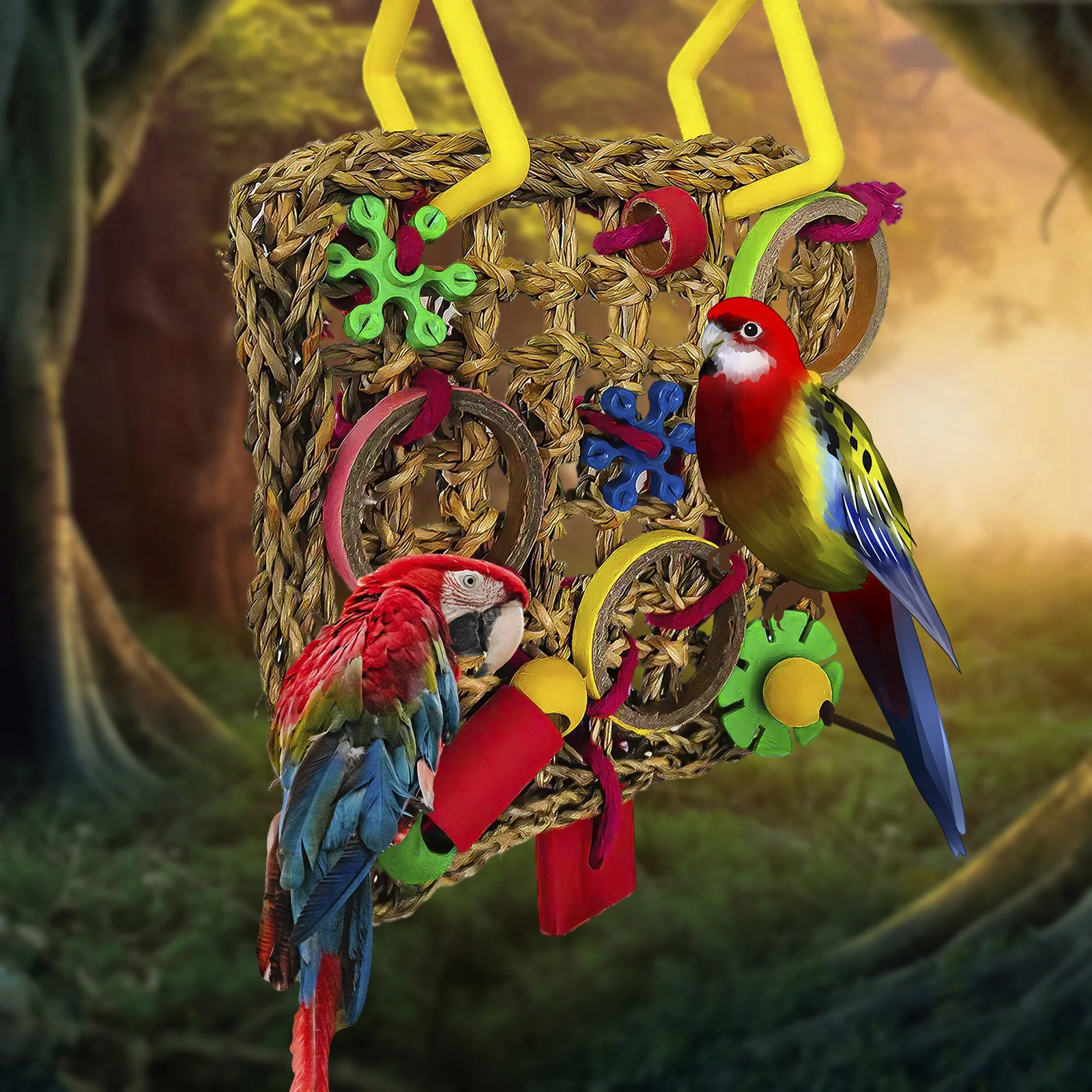 Игрушечная сетка для скалолазания, игрушка для кормления птиц на стене, съедобный коврик для скалолазания, гамака с жевательными игрушками ...
Игрушечная сетка для скалолазания, игрушка для кормления птиц на стене, съедобный коврик для скалолазания, гамака с жевательными игрушками ...