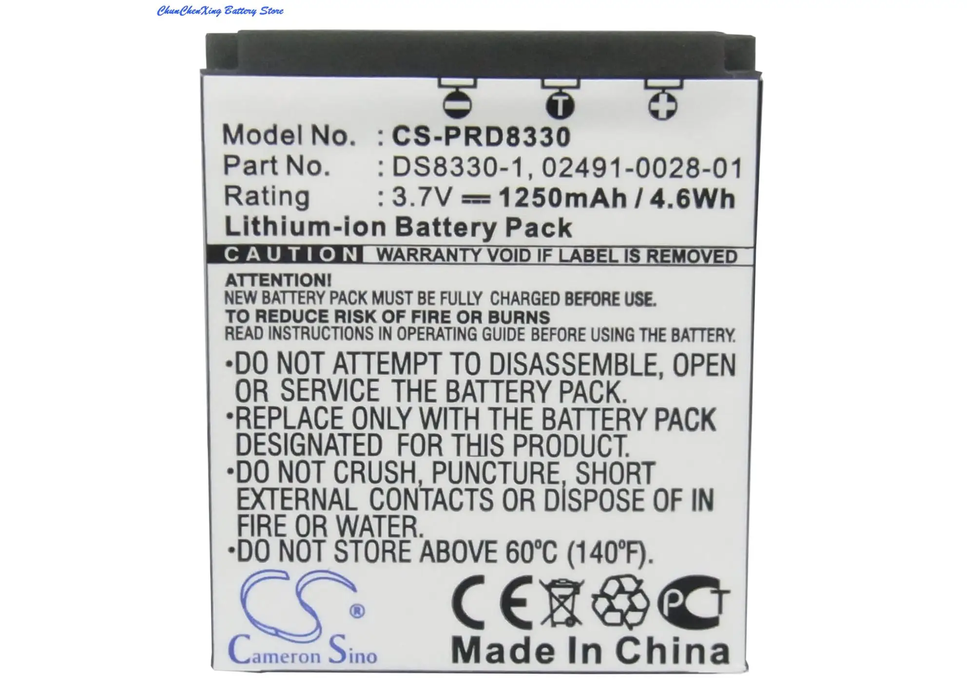 1250mAh Battery for Rollei Compactline 150,Prego 8330, Prego DP8300,Prego DP8330, RCP-7430XW, RCP-8427XW, RCP-8527X
1250mAh Battery for Rollei Compactline 150,Prego 8330, Prego DP8300,Prego DP8330, RCP-7430XW, RCP-8427XW, RCP-8527X