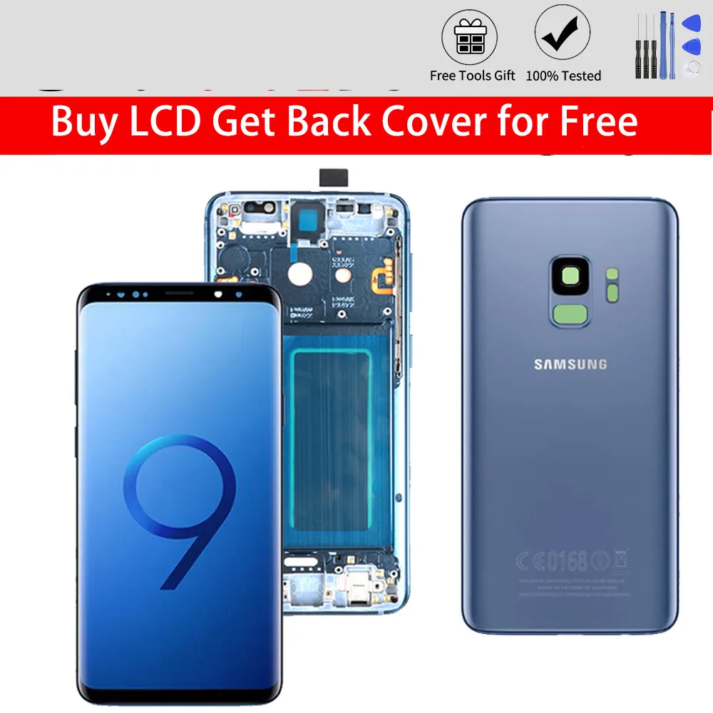 Super AMOLED 5,8 "ЖК-дисплей для SAMSUNG Galaxy S9 G960 G960F G9600, ЖК-дисплей с сенсорным экраном и дигитайзером с ожогом и крышкой аккумулятора
Super AMOLED 5,8 "ЖК-дисплей для SAMSUNG Galaxy S9 G960 G960F G9600, ЖК-дисплей с сенсорным экраном и дигитайзером с ожогом и крышкой аккумулятора
