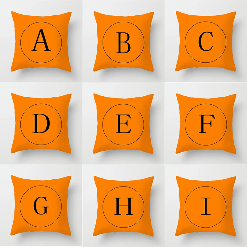 45x45cm Orange Pillowcase Letter Pillowcase Fashion Pillowcase Sofa Car Cushion Home Decor Pillow Case Cushion Cover
45x45cm Orange Pillowcase Letter Pillowcase Fashion Pillowcase Sofa Car Cushion Home Decor Pillow Case Cushion Cover
