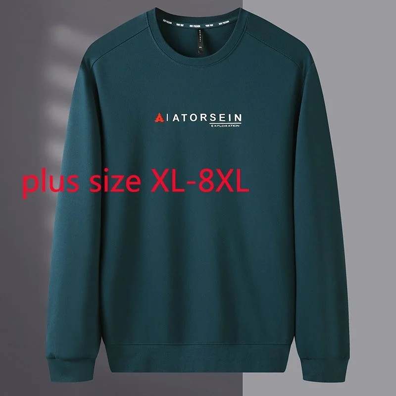 New Arrival Fashion Super Large Spring And Autumn Men O-neck Casual Sweatshirts Plus Size XL 2XL 3XL 4XL 5XL 6XL 7XL 8XL
New Arrival Fashion Super Large Spring And Autumn Men O-neck Casual Sweatshirts Plus Size XL 2XL 3XL 4XL 5XL 6XL 7XL 8XL