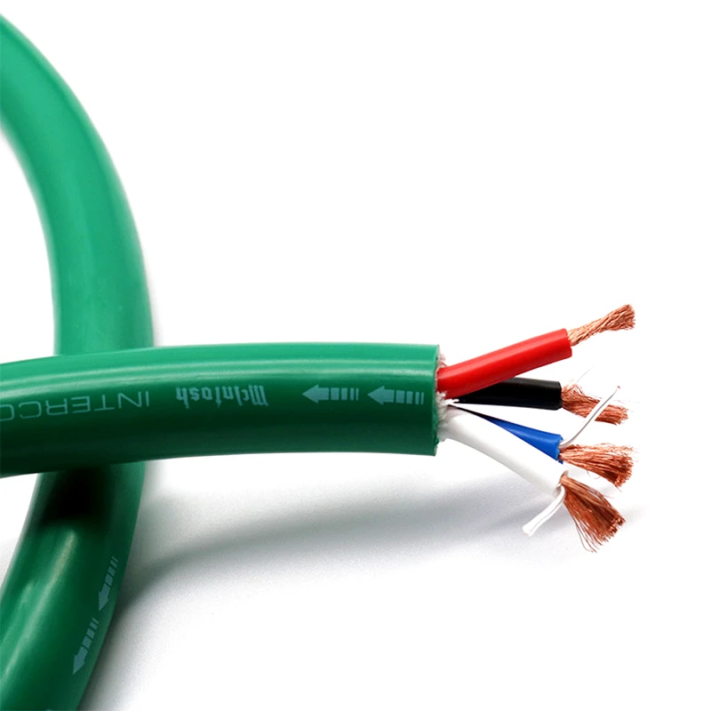 Mcintosh DIY Speaker Cable 4 Copper + Silver Plated Hybrid Core HiFi Audio Loudspeaker Wire
Mcintosh DIY Speaker Cable 4 Copper + Silver Plated Hybrid Core HiFi Audio Loudspeaker Wire
