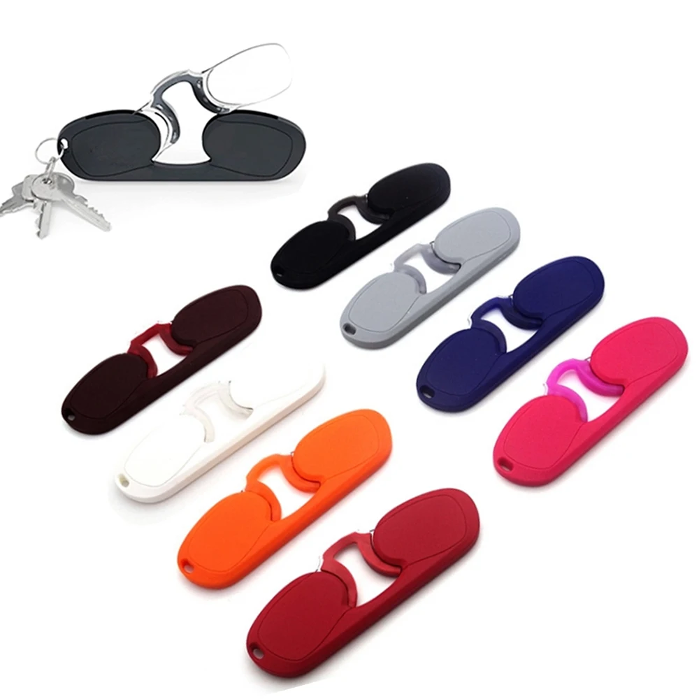 YURERSH MINI Clip Nose Bridge Reading Glasses Men Women Old 1.0 To 3.5 Eyeglass Portable Optical Presbyopic Glasses With Case 22
YURERSH MINI Clip Nose Bridge Reading Glasses Men Women Old 1.0 To 3.5 Eyeglass Portable Optical Presbyopic Glasses With Case 22