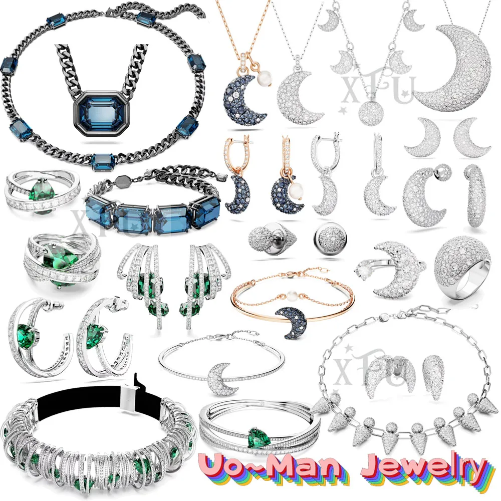 XFU Original Fashion Women's Exquisite Jewelry Set Star Moon Pendant Earrings Women's Necklace Bracelet Christmas New Year Gift
XFU Original Fashion Women's Exquisite Jewelry Set Star Moon Pendant Earrings Women's Necklace Bracelet Christmas New Year Gift