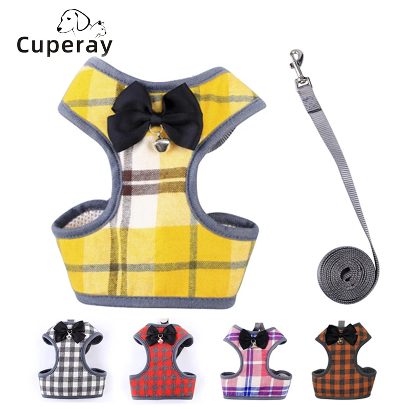 Шлейка и поводок для домашних животных, комплект со светоотражающим мягким поводком, регулируемая, в клетку, для прогулок и собак
Шлейка и поводок для домашних животных, комплект со светоотражающим мягким поводком, регулируемая, в клетку, для прогулок и собак