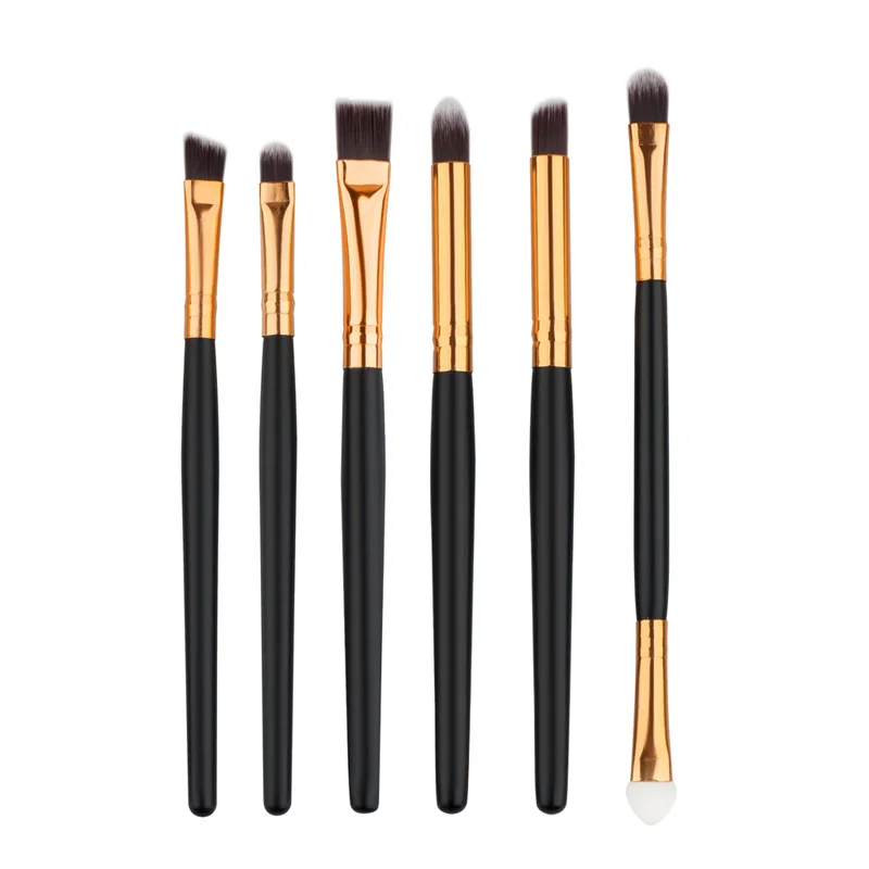 6 professional makeup brushes set, cosmetic eye shadow brush, eyeliner, lip brush tool
6 professional makeup brushes set, cosmetic eye shadow brush, eyeliner, lip brush tool