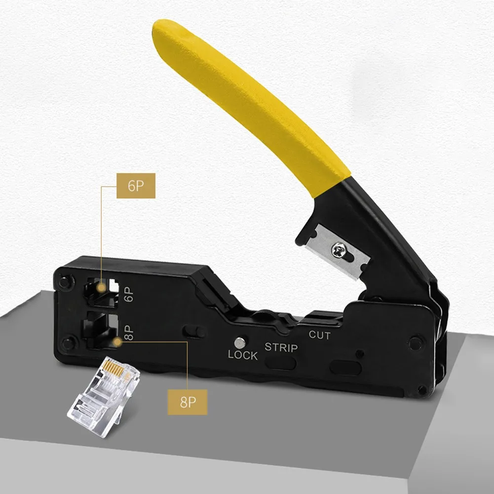 Инструмент для зачистки кабеля RJ45, набор инструментов для сети Cat6 Cat5e Cat5 RJ12/11, коннектор 8P 6P, Обжимные Щипцы для сетевого LAN кабеля, плоскогубц...
Инструмент для зачистки кабеля RJ45, набор инструментов для сети Cat6 Cat5e Cat5 RJ12/11, коннектор 8P 6P, Обжимные Щипцы для сетевого LAN кабеля, плоскогубц...