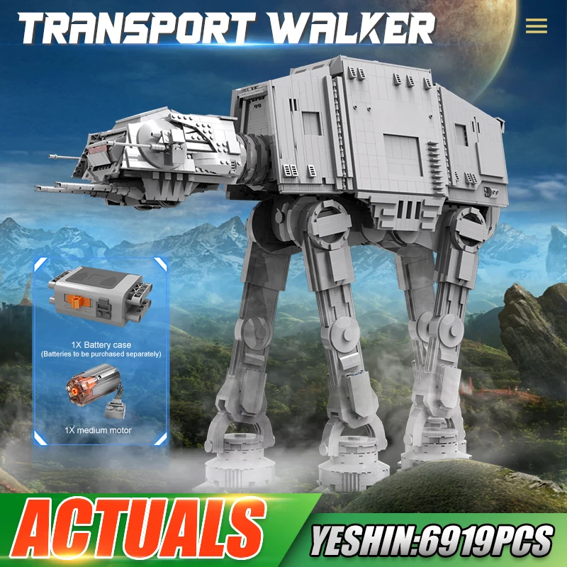 Игрушки MOULD KING 21015 Star Plan, моторизованная модель UCS AT-AT Walker, сборка 05050, строительные блоки, кирпичи, детские рождественские подарки
Игрушки MOULD KING 21015 Star Plan, моторизованная модель UCS AT-AT Walker, сборка 05050, строительные блоки, кирпичи, детские рождественские подарки