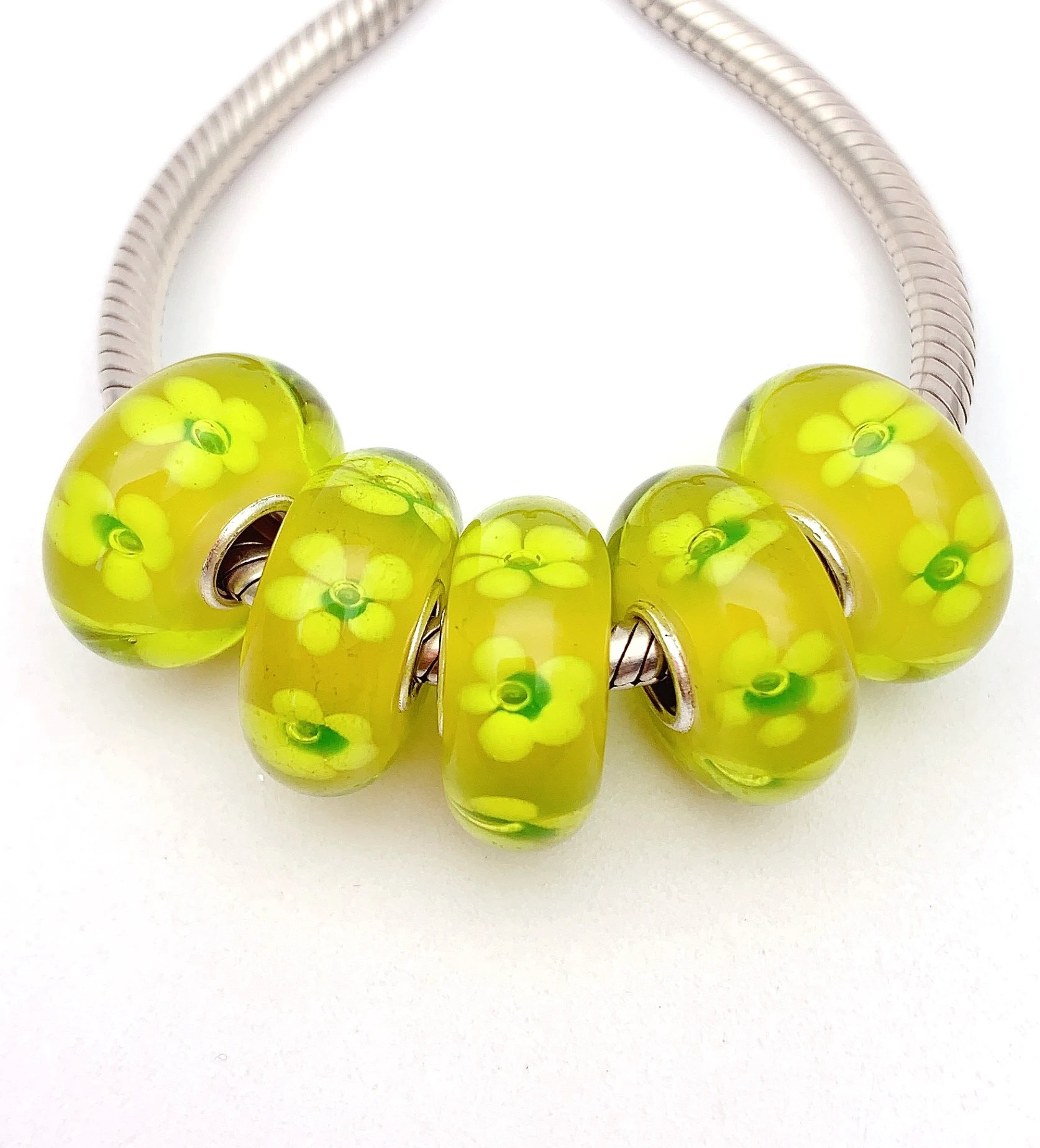 XHYG32 5X 100% Authenticity S925 Sterling Silver Beads Murano Glass beads Fit European Charms Bracelet diy jewelry Lampwork
XHYG32 5X 100% Authenticity S925 Sterling Silver Beads Murano Glass beads Fit European Charms Bracelet diy jewelry Lampwork