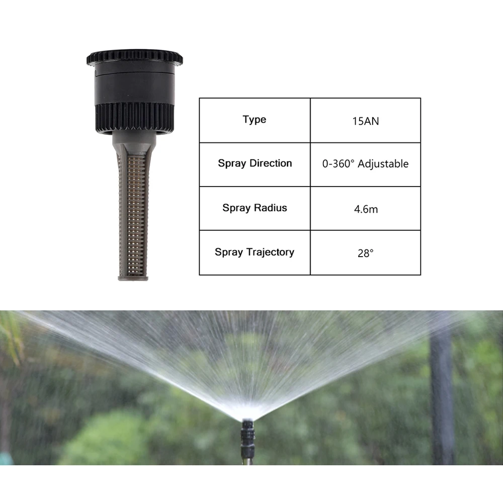 Регулируемый всплывающий спринклер 0-360°
Регулируемый всплывающий спринклер 0-360°