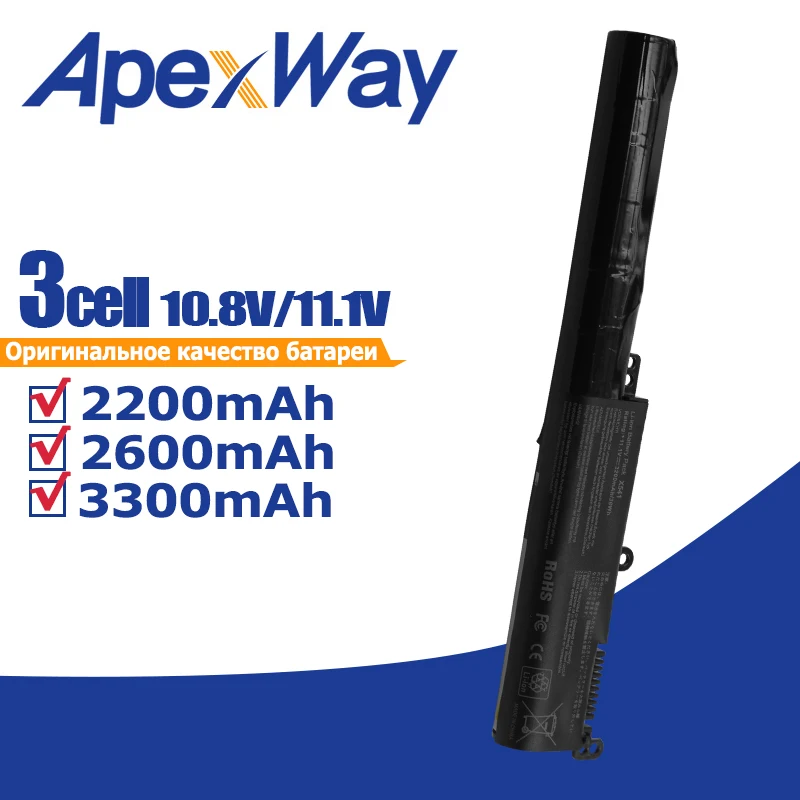 Apexway A31N1601 Laptop Battery For ASUS VIVOBOOK X541 X541U X541SA X541SC X541UV R541UA R541UA-RB51 F541UA
Apexway A31N1601 Laptop Battery For ASUS VIVOBOOK X541 X541U X541SA X541SC X541UV R541UA R541UA-RB51 F541UA