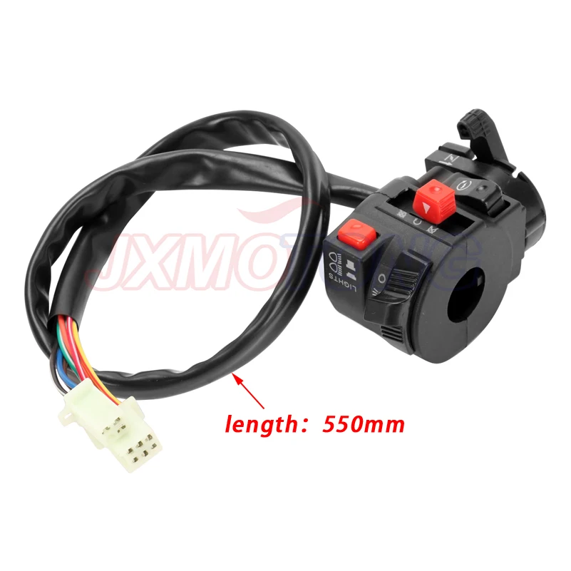 22mm Motorcycle ATV Handle Bar Switch 5 function Light Horn Turn Signal Electric Start Handlebar Controlle With 9 Wiring Harness
22mm Motorcycle ATV Handle Bar Switch 5 function Light Horn Turn Signal Electric Start Handlebar Controlle With 9 Wiring Harness