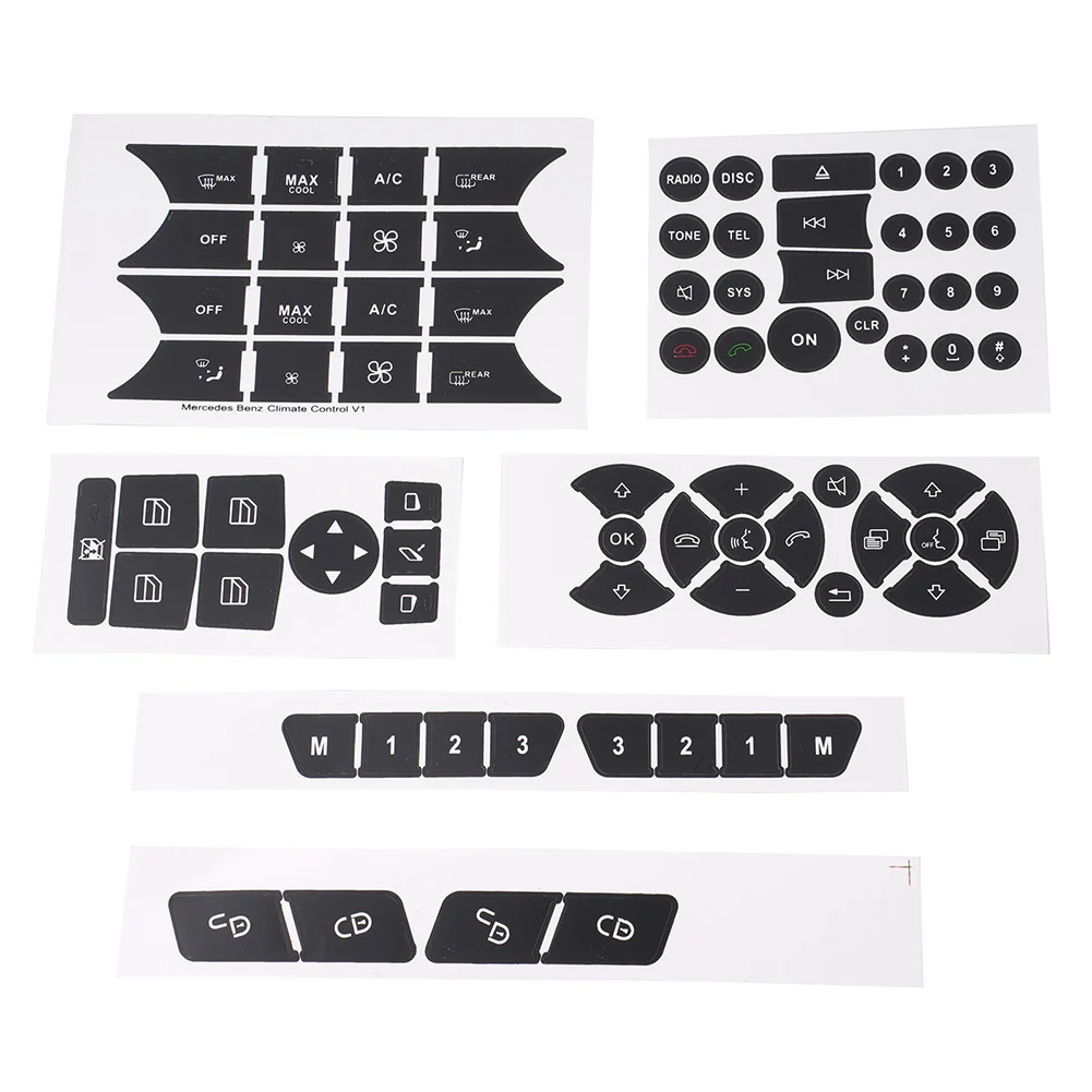 Car Button Repair Stickers Steering AC Window DecalsStickers New For Mercedes For Benz 2007-2014 Button Repair Sticker
Car Button Repair Stickers Steering AC Window DecalsStickers New For Mercedes For Benz 2007-2014 Button Repair Sticker