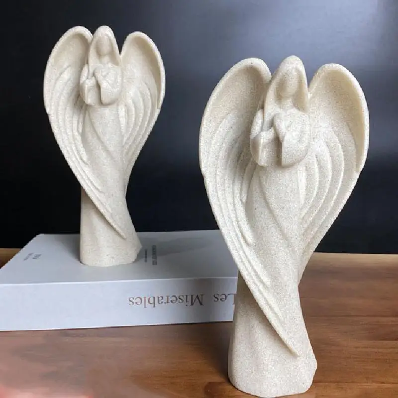 Guardian Angel Statue Ornament Resin Sandstone Crafts European-style Wishing Praying Angel Ornament Art Crafts Home Decorations
Guardian Angel Statue Ornament Resin Sandstone Crafts European-style Wishing Praying Angel Ornament Art Crafts Home Decorations