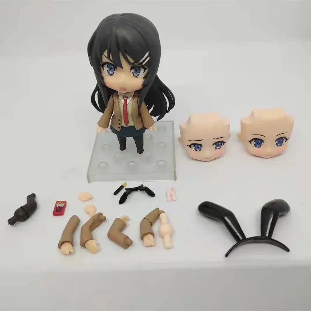 

Anime Rascal Does Not Dream Of Bunny Girl Senpai Sakurajima Mai Clay PVC Action Figure Collectible Model Doll Toy 10cm 1124#