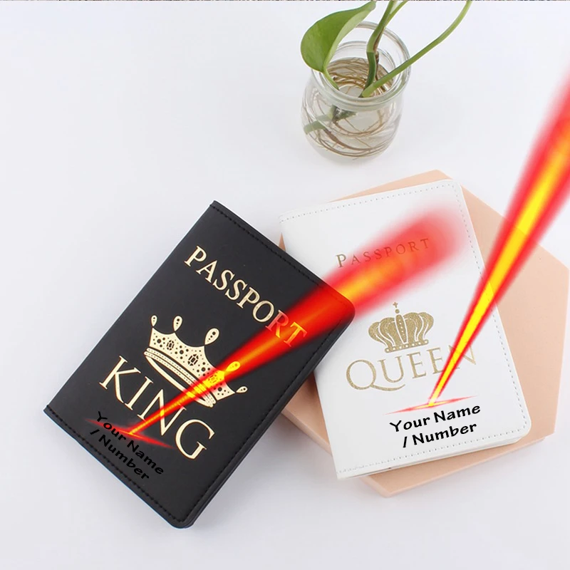 Crown Passport Holder Black White Colors Cover for Passport Pu Leather Free Name Customization Available
Crown Passport Holder Black White Colors Cover for Passport Pu Leather Free Name Customization Available
