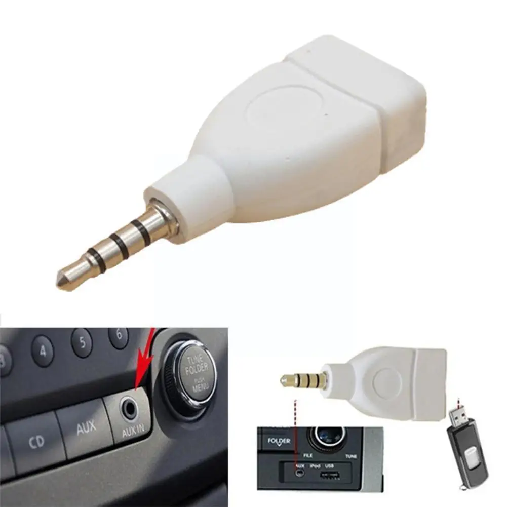 Converter Adapter USB 2.0 Female to 3.5mm Male AUX Durable Audio DXY88 Car Jack Plug L7V2
Converter Adapter USB 2.0 Female to 3.5mm Male AUX Durable Audio DXY88 Car Jack Plug L7V2