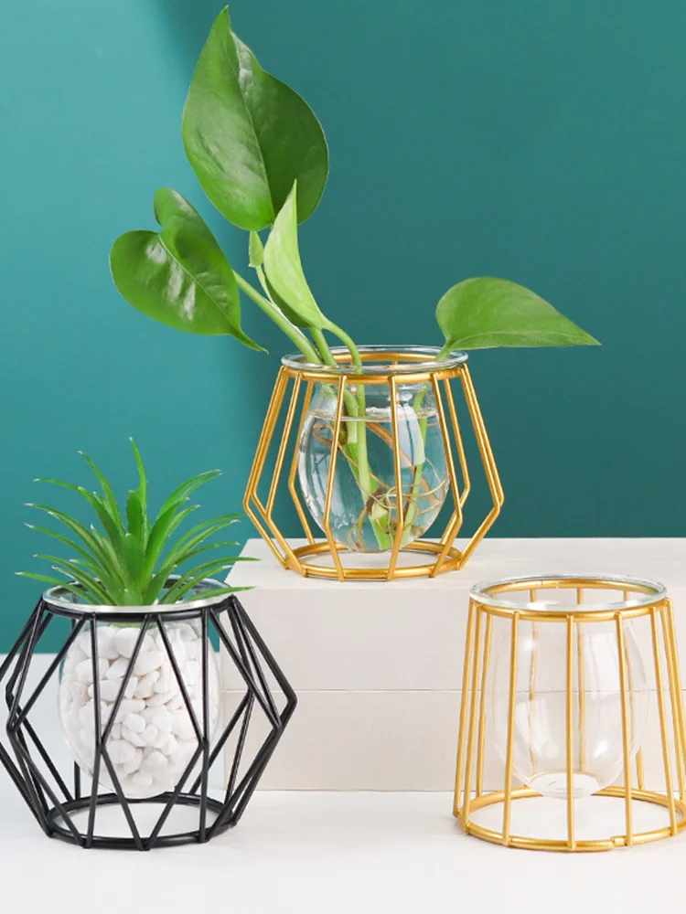 Terrarium Retro Iron Line Vase Hydroponic Plant Flower Vase Home Decoration Metal Plant Holder Nordic Styles Iron Vases Ornament
Terrarium Retro Iron Line Vase Hydroponic Plant Flower Vase Home Decoration Metal Plant Holder Nordic Styles Iron Vases Ornament