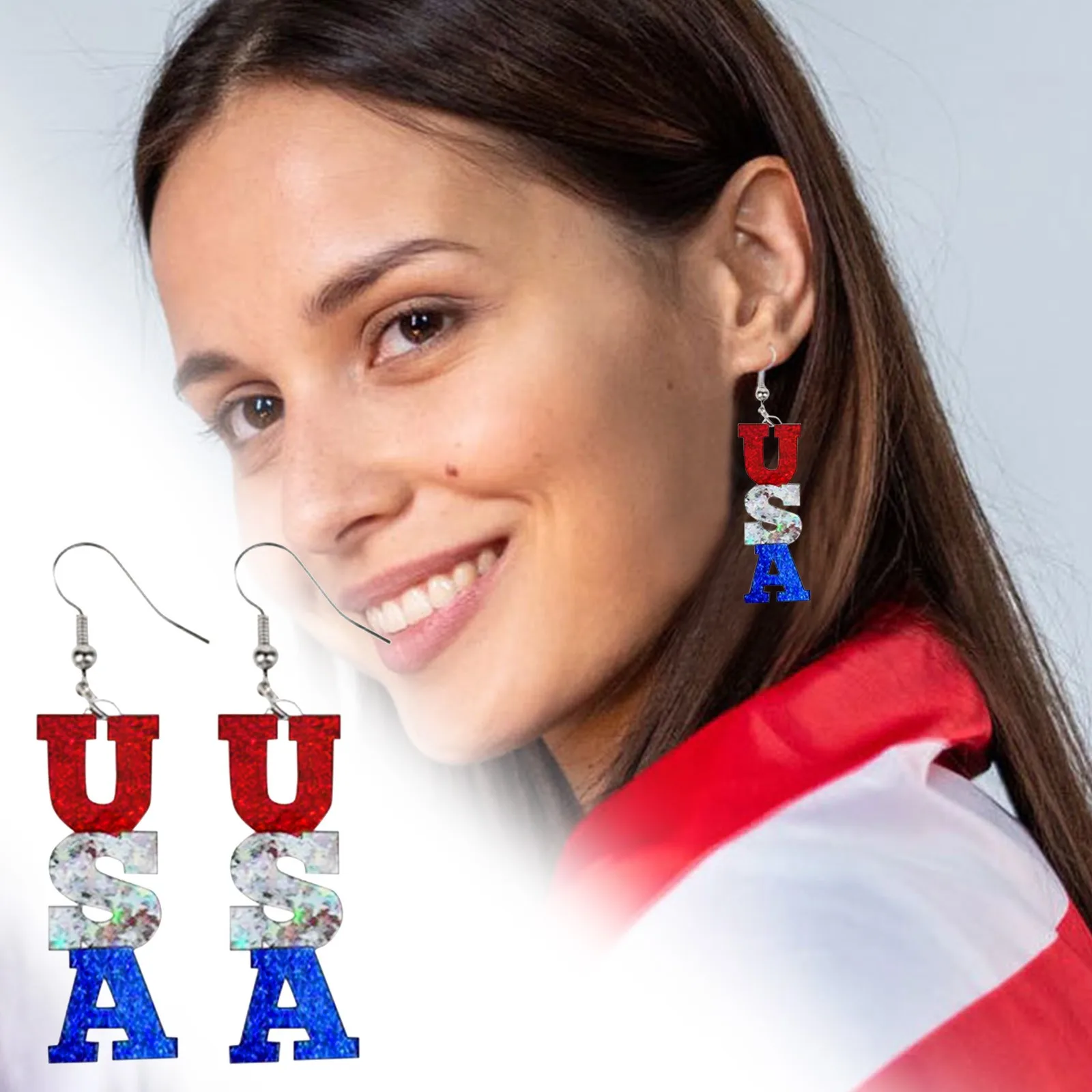 Independence Day Flag Earrings Acrylic Earrings Girls Colorful Jewelry For Women Sided Cute Acrylic Jewelry Extra Large Earrings
Independence Day Flag Earrings Acrylic Earrings Girls Colorful Jewelry For Women Sided Cute Acrylic Jewelry Extra Large Earrings