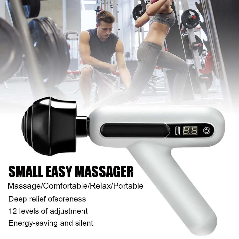 Hot Massage Gun Portable USB Rechargeable Electric Massager with 12-Mode Muscle Relaxation Pain Relief Machine Fitness Equipment
Hot Massage Gun Portable USB Rechargeable Electric Massager with 12-Mode Muscle Relaxation Pain Relief Machine Fitness Equipment