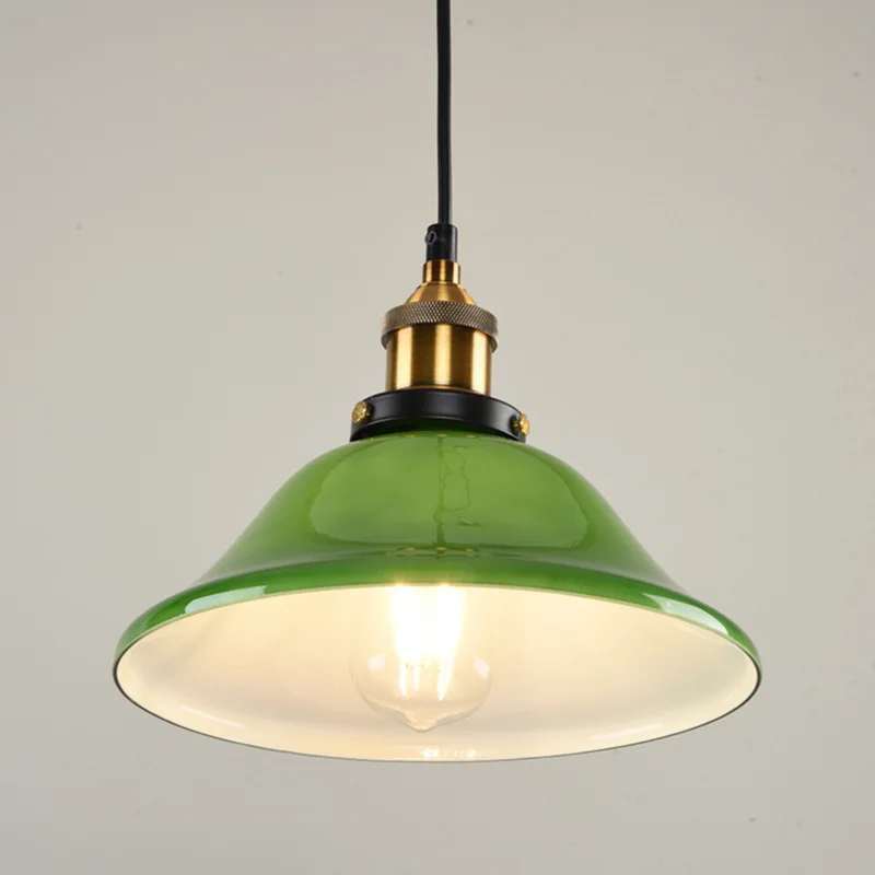 American Pendant Light Retro Industrial Style Restaurant Creative Bar Cafe Hanging Fixture Green Glass Art Interior Decor Lamp
American Pendant Light Retro Industrial Style Restaurant Creative Bar Cafe Hanging Fixture Green Glass Art Interior Decor Lamp