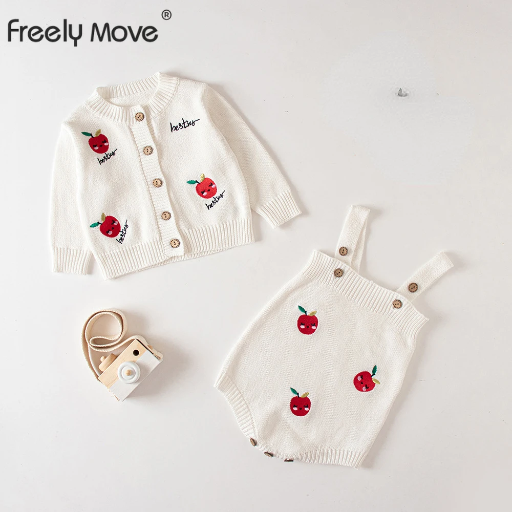 Freely Move Autumn Baby Girls Clothes Baby Knitted Romper Set Newborn Baby Girl Cardigan Infant Boys Sweater Coat Baby Jumpsuit
Freely Move Autumn Baby Girls Clothes Baby Knitted Romper Set Newborn Baby Girl Cardigan Infant Boys Sweater Coat Baby Jumpsuit
