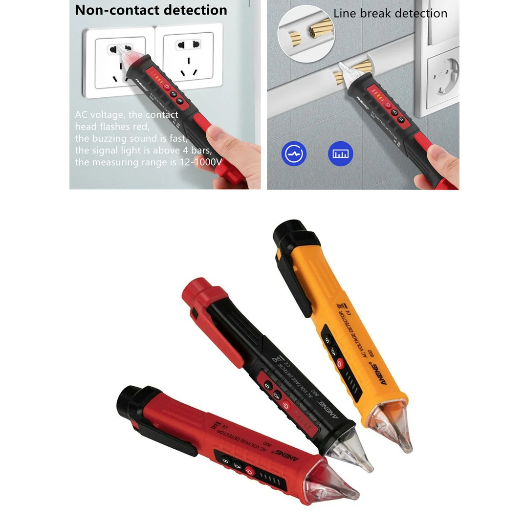 50-60Hz 12~1000V Automatic Shut-Down AC Adjustable Sensitive Detecter Non-Contact Tester Electric Pen Voltage Meter
50-60Hz 12~1000V Automatic Shut-Down AC Adjustable Sensitive Detecter Non-Contact Tester Electric Pen Voltage Meter