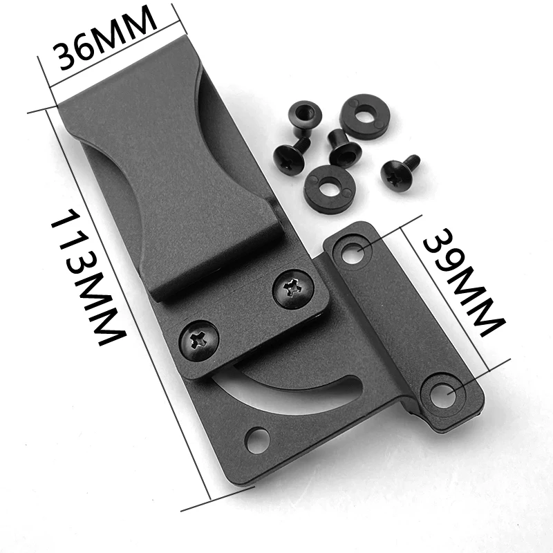 Совершенно новый универсальный зажим для талии K-футляра KYDEX, зажим для ножен, аксессуары для ноутбука K, инструмент для ношения оболочки KYDEX с винтами
Совершенно новый универсальный зажим для талии K-футляра KYDEX, зажим для ножен, аксессуары для ноутбука K, инструмент для ношения оболочки KYDEX с винтами