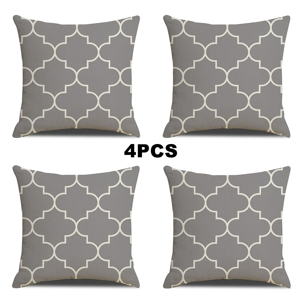 4 Pack Of Cushion Covers Geometric Linen Feel Moroccan Design 18 Inch Square Throw Pillow Case Dotted Grid Geometric Cushion
4 Pack Of Cushion Covers Geometric Linen Feel Moroccan Design 18 Inch Square Throw Pillow Case Dotted Grid Geometric Cushion