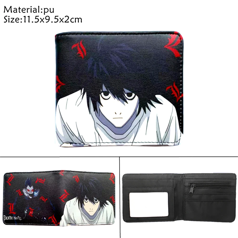 Anime Death Note L Leather Wallet Bifold Casual Young Men Women Coin Bag Photo Card Holder Printing Cartoon Purse Cosplay Gift
Anime Death Note L Leather Wallet Bifold Casual Young Men Women Coin Bag Photo Card Holder Printing Cartoon Purse Cosplay Gift