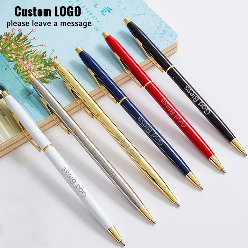 Classic Pen Clip Metal Ball Point Pen Free Personalized Logo Business Advertising Office Signature Pens Student Stationery Gift
Classic Pen Clip Metal Ball Point Pen Free Personalized Logo Business Advertising Office Signature Pens Student Stationery Gift