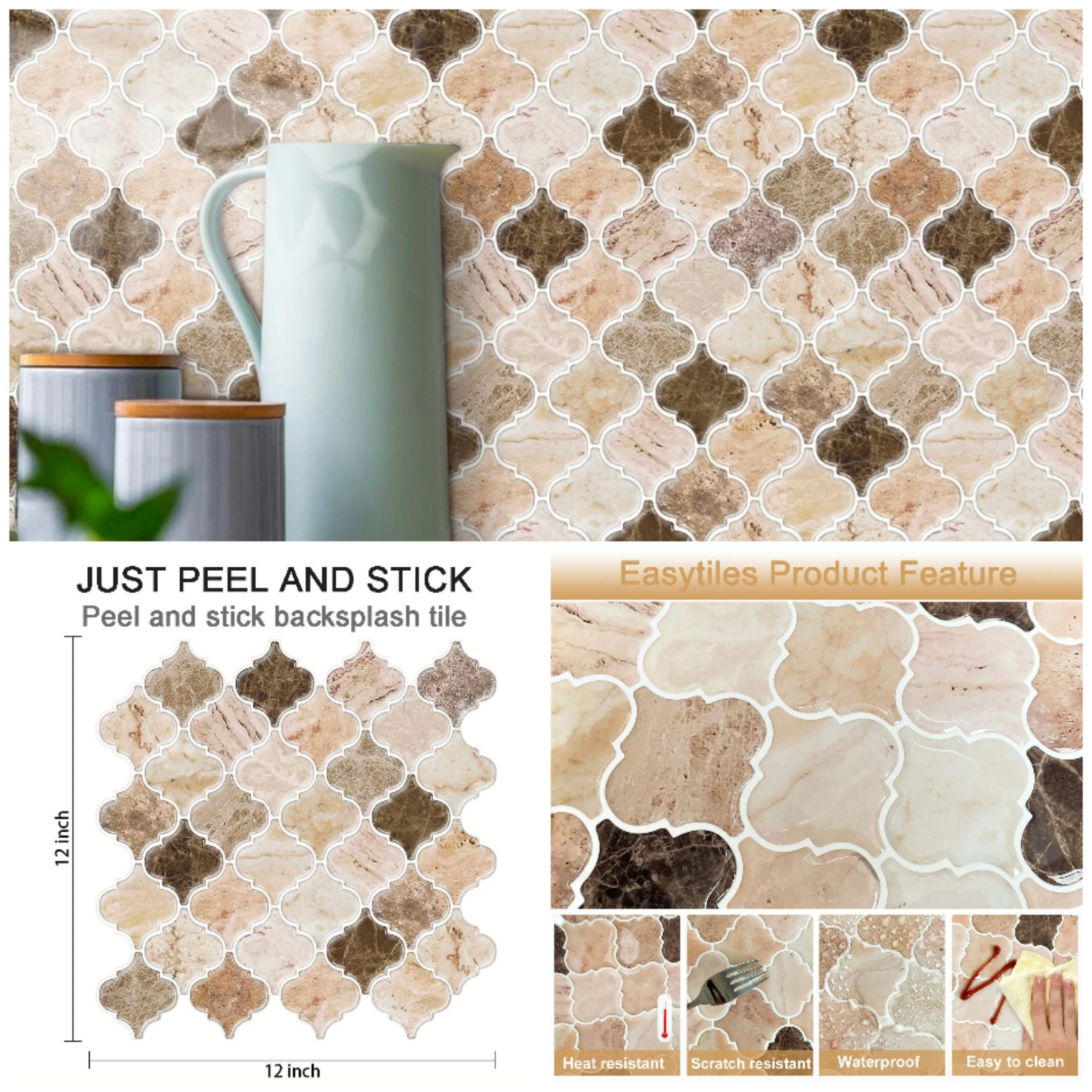 1 Sheet New Design 3D Lantern Tile Peel and Stick Backsplash Decorative Wall Stickers Strong Adhesive Wallpapers Stick on Tile 
1 Sheet New Design 3D Lantern Tile Peel and Stick Backsplash Decorative Wall Stickers Strong Adhesive Wallpapers Stick on Tile