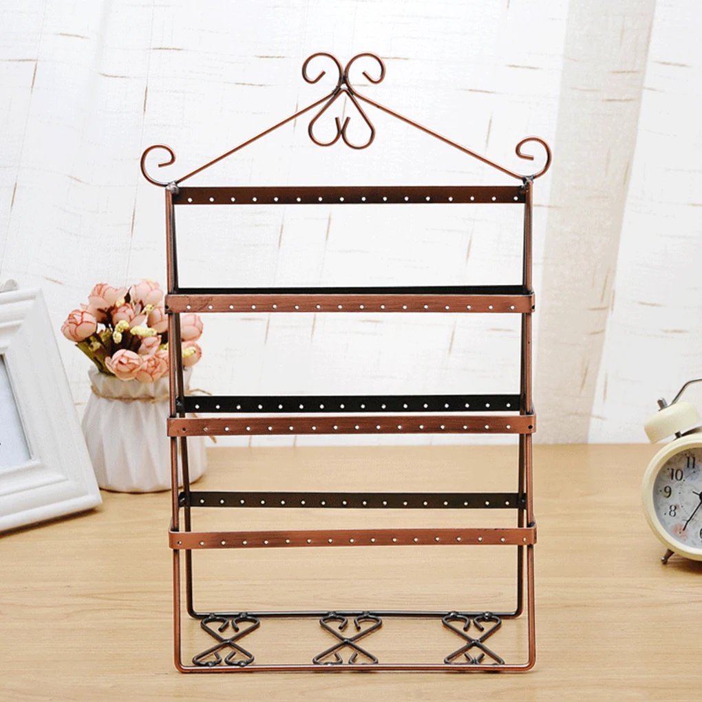 Holes Organizer Double-side Metal Layer Stand Earring Save Space Jewelry Rack Home Pendant Display Shelf Ornaments
Holes Organizer Double-side Metal Layer Stand Earring Save Space Jewelry Rack Home Pendant Display Shelf Ornaments