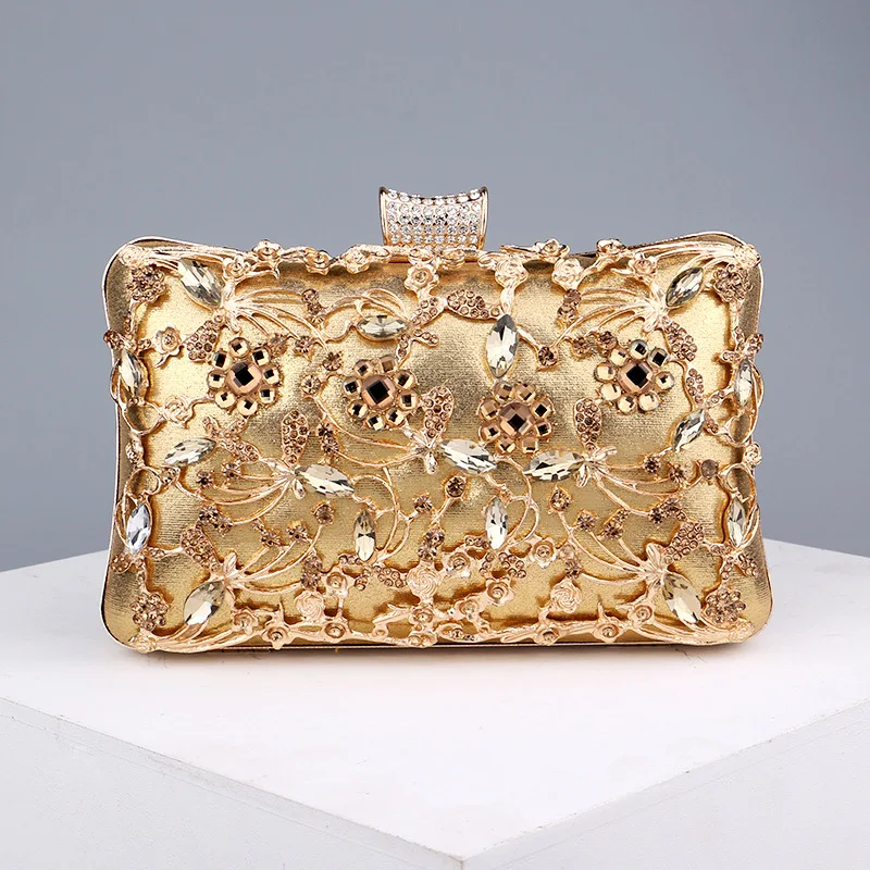 Popular Diamond-Embedded Dinner European and American Ladies Retro Banquet Hand-Held All Match Dress Evening Bag
Popular Diamond-Embedded Dinner European and American Ladies Retro Banquet Hand-Held All Match Dress Evening Bag
