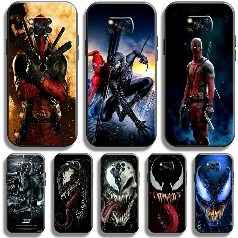 Spiderman Venom Deadpool Phone Case For Xiaomi Poco X3 Pro NFC For POCO X3 GT Case Soft Funda Black Carcasa
Spiderman Venom Deadpool Phone Case For Xiaomi Poco X3 Pro NFC For POCO X3 GT Case Soft Funda Black Carcasa