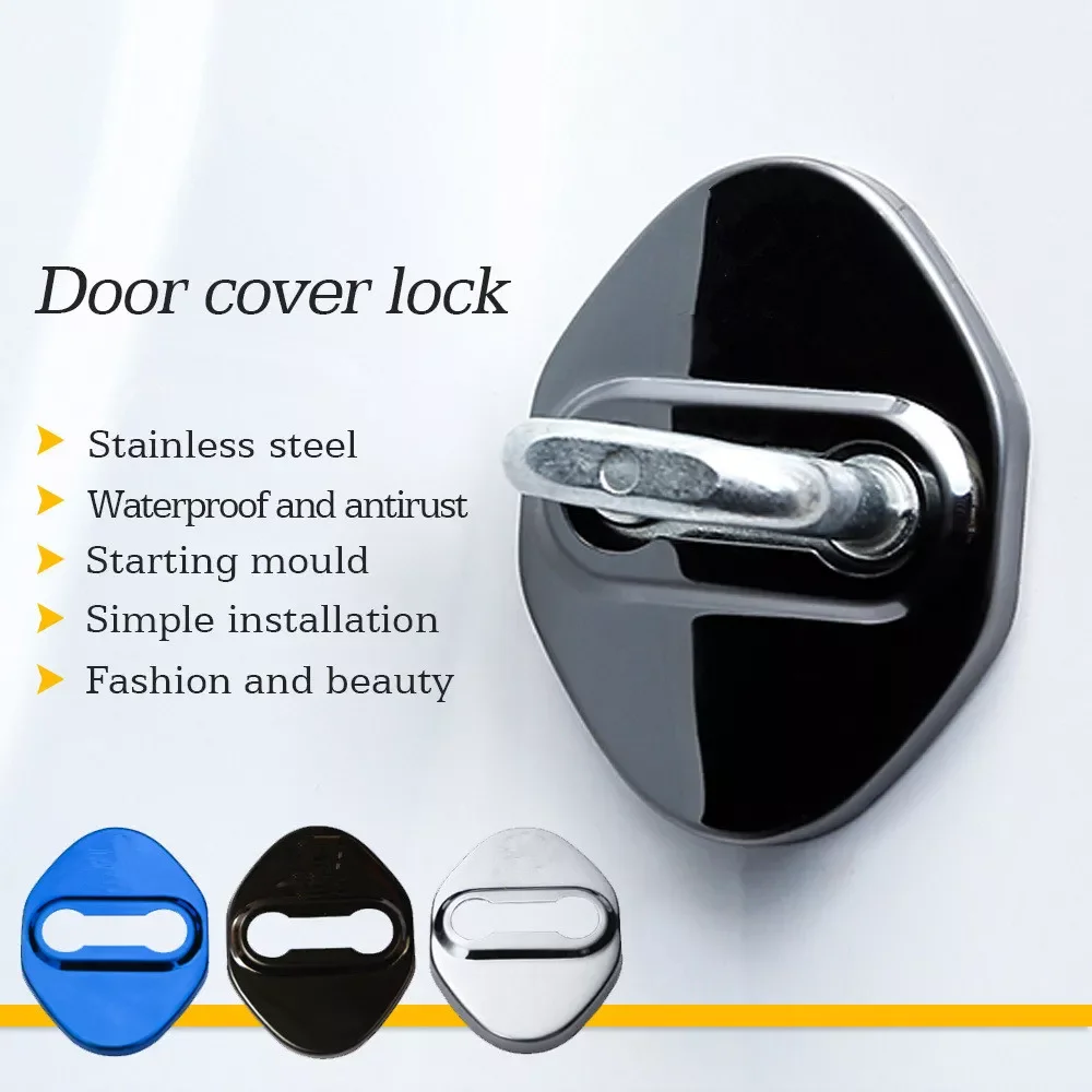 4PCS Stainless Steel Car Door Lock Striker Decoration Cover DIY Protective Case Sticker For HONDA Accord CRV JADE Fit VEZEL
4PCS Stainless Steel Car Door Lock Striker Decoration Cover DIY Protective Case Sticker For HONDA Accord CRV JADE Fit VEZEL
