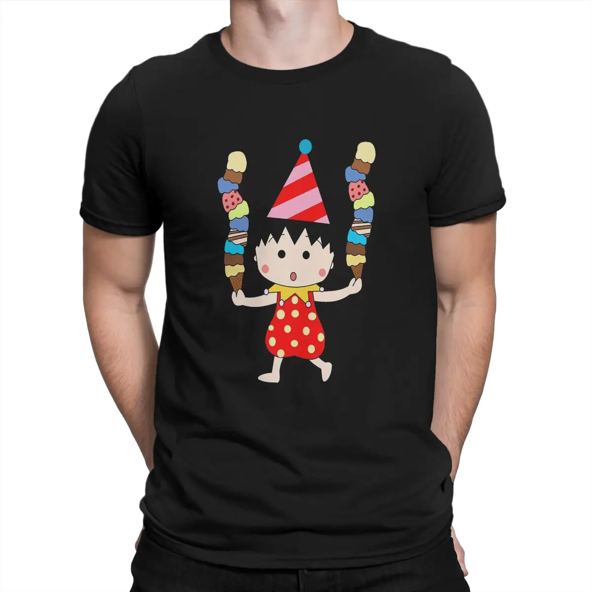 Men's Cupcakes T Shirt Chibi Maruko-chan Anime 100% Cotton Tops Funny Short Sleeve O Neck Tee Shirt Gift Idea T-Shirts
Men's Cupcakes T Shirt Chibi Maruko-chan Anime 100% Cotton Tops Funny Short Sleeve O Neck Tee Shirt Gift Idea T-Shirts