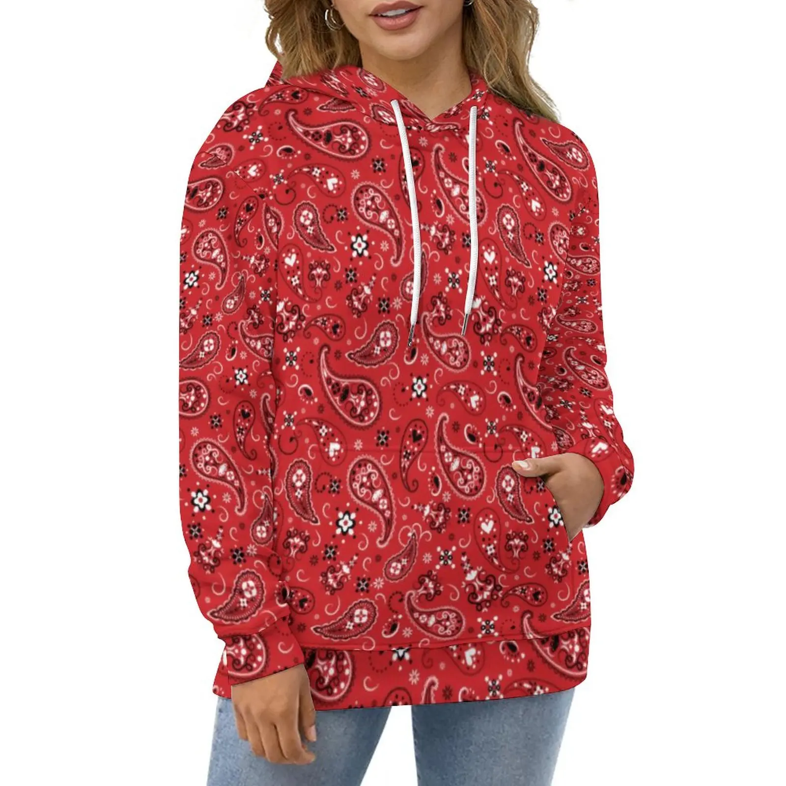 Red Paisley Print Casual Hoodies Vintage Floral Funny Pattern Loose Hoodie Long-Sleeve Harajuku Oversized Hooded Sweatshirts
Red Paisley Print Casual Hoodies Vintage Floral Funny Pattern Loose Hoodie Long-Sleeve Harajuku Oversized Hooded Sweatshirts