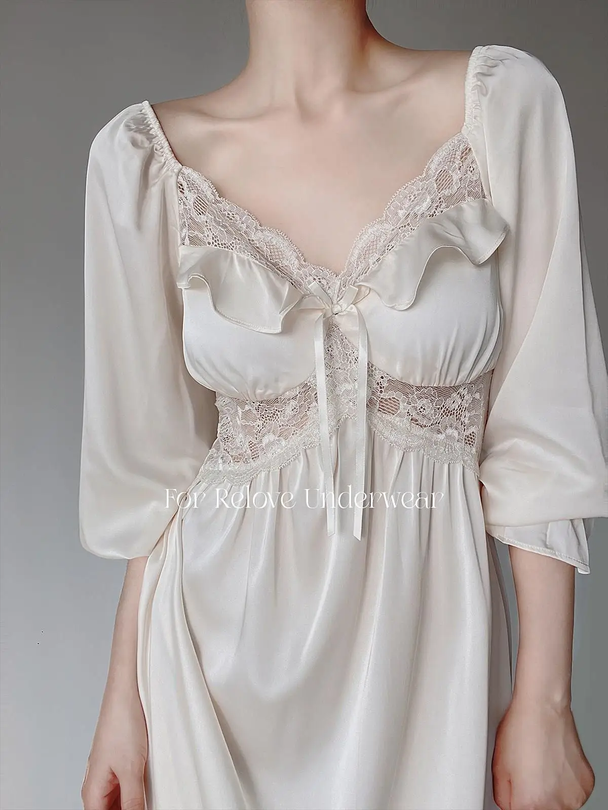 French Fairy Pajamas Sleepwear Nightdress Women Retro Long Sleeved Princess Ruffles Dress Summer Romantic Victorian Nightgowns
French Fairy Pajamas Sleepwear Nightdress Women Retro Long Sleeved Princess Ruffles Dress Summer Romantic Victorian Nightgowns