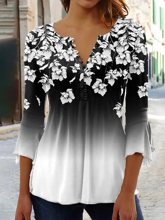 Women T-shirt 3d Fashion Print Gradient Summer Harajuku T Shirt Oversized Tee For Ladies Clothing New Short Sleeve V-Neck Tops
Women T-shirt 3d Fashion Print Gradient Summer Harajuku T Shirt Oversized Tee For Ladies Clothing New Short Sleeve V-Neck Tops