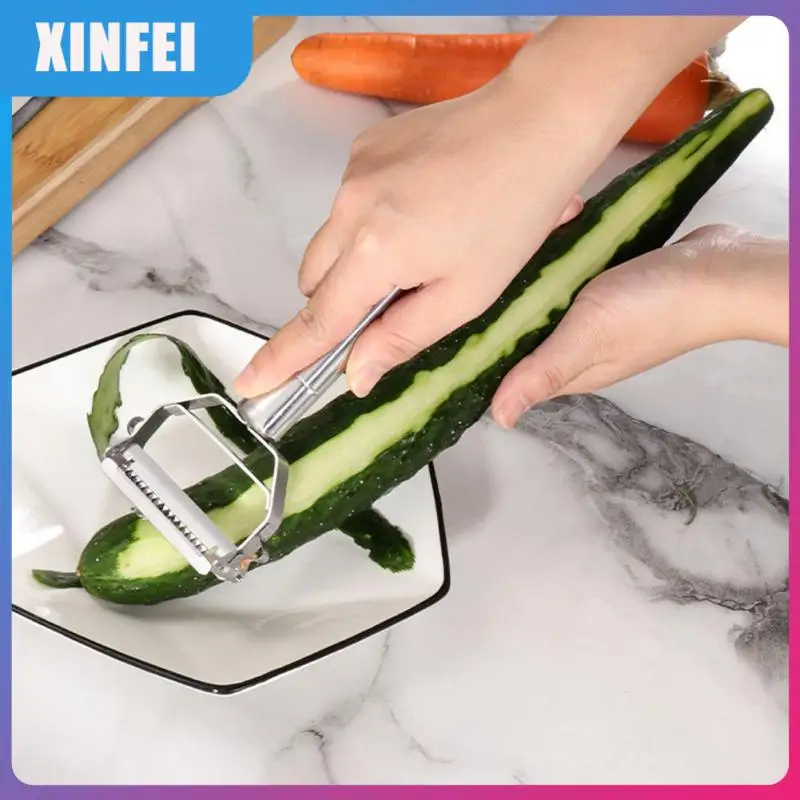 Multiple-function Melon Planer Sharp Stainless Steel Kitchen Vegetable Peeler Fruit Vegetable Melon Paring Knife Portable Peeler
Multiple-function Melon Planer Sharp Stainless Steel Kitchen Vegetable Peeler Fruit Vegetable Melon Paring Knife Portable Peeler