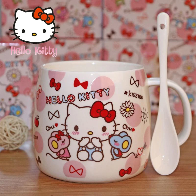Kawaii Sanrio Hello Kitty Cup Cute Cartoon Children Ceramic Mug Female Mug Large Capacity Cup Kitty Water Cup Girl Birthday Gift
Kawaii Sanrio Hello Kitty Cup Cute Cartoon Children Ceramic Mug Female Mug Large Capacity Cup Kitty Water Cup Girl Birthday Gift